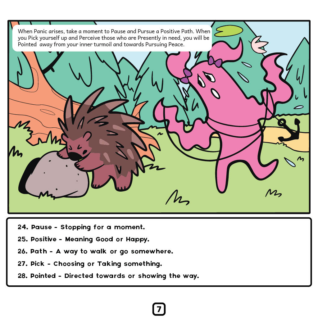 "Panic Pat Practices Peace Over Panic" Book