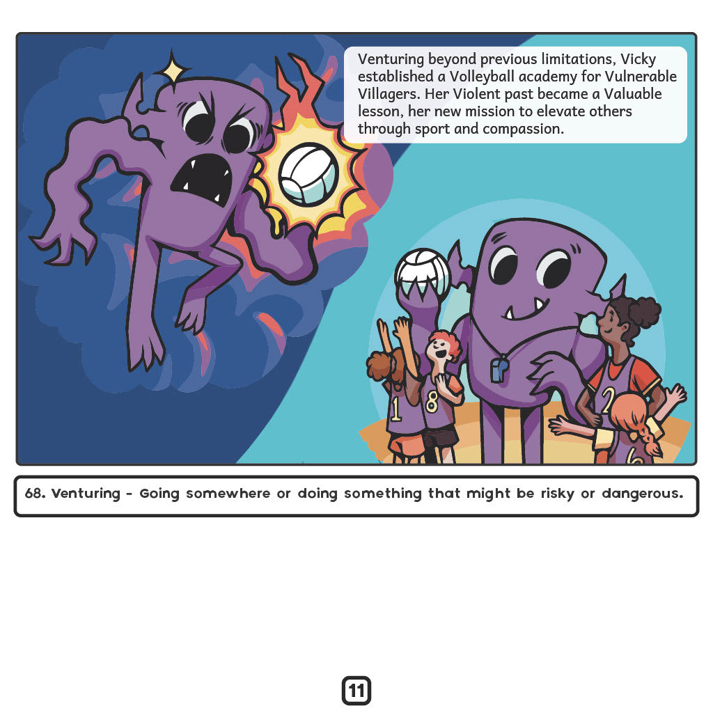 "Violent Vicky's Vision of Virtue" Book