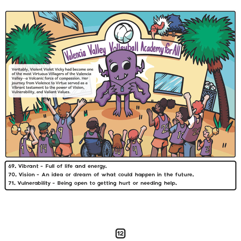 "Violent Vicky's Vision of Virtue" Book