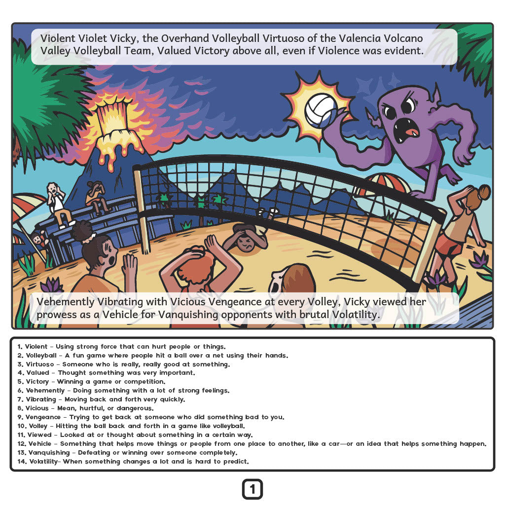 "Violent Vicky's Vision of Virtue" Book