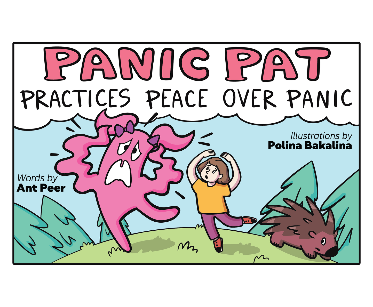 "Panic Pat Practices Peace Over Panic" Printed Copy