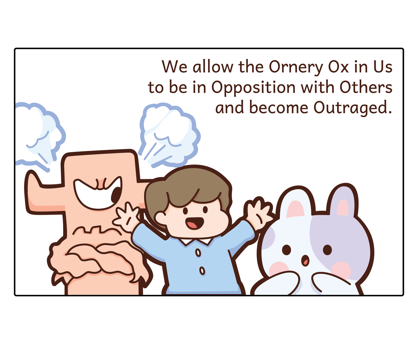 "The Ornery Ox Learns to Be Open" Printed Copy