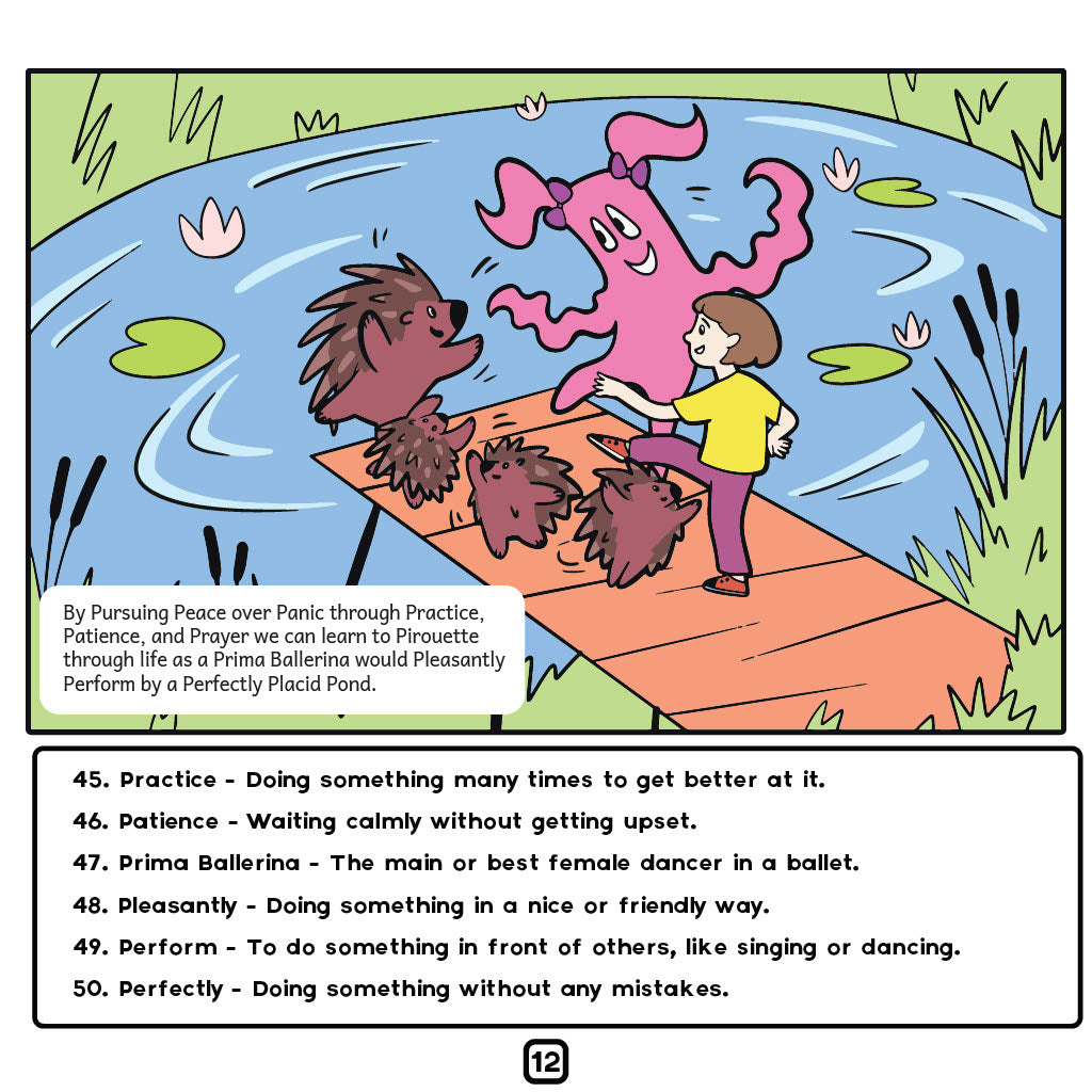 "Panic Pat Practices Peace Over Panic" Book