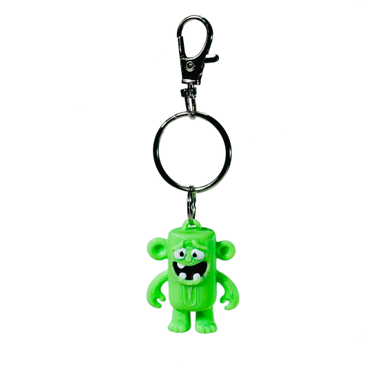Goofy Green Goblin Character Keychain 3D Model
