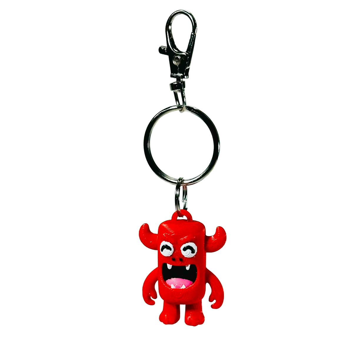 Red Rob Rage Character Keychain 3D Model