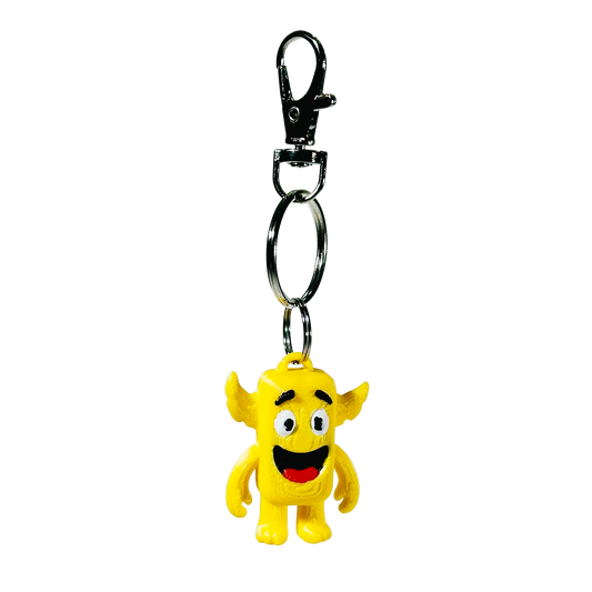 Yucky Yellow Yarvin Character Keychain 3D Model